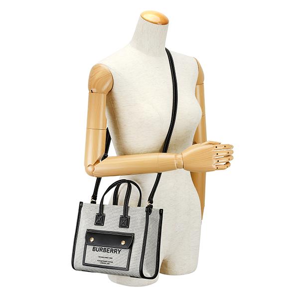 並行輸入 バーバリー トートバッグ BURBERRY ロゴプリント 8044142 A1189レディース ブラック 黒 | BURBERRY | 05