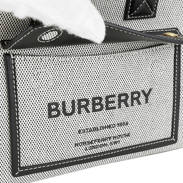 並行輸入 バーバリー トートバッグ BURBERRY ロゴプリント 8044142 A1189レディース ブラック 黒 | BURBERRY | 08