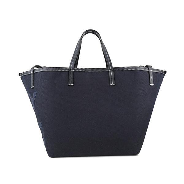 並行輸入 バーバリー トートバッグ BURBERRY ミニホースフェリー リネン コットンキャンバス 8044174 A1222ユニセックス ネイビー 紺 | BURBERRY | 01