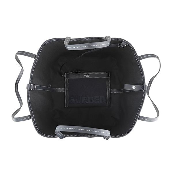並行輸入 バーバリー トートバッグ BURBERRY ミニホースフェリー リネン コットンキャンバス 8044174 A1222ユニセックス ネイビー 紺 | BURBERRY | 04