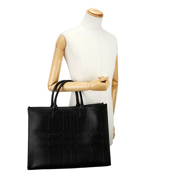 バッグ BURBERRY BAG BURBERRY 'Dryden' Supernova Check and Black Patent Leather