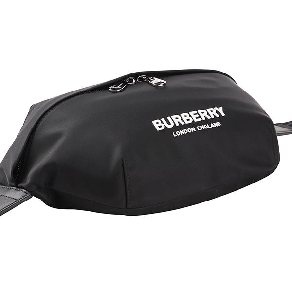 並行輸入 バーバリー ウエストバッグ ボディバッグ BURBERRY ロゴプリント 8049095 A1189ユニセックス ブラック 黒 | BURBERRY | 02
