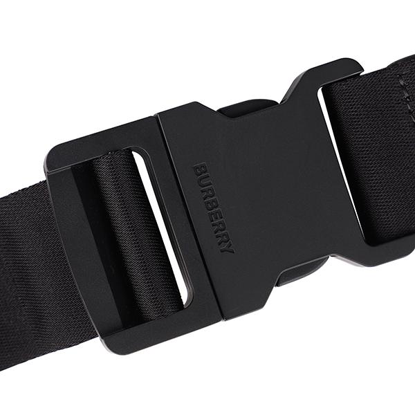 並行輸入 バーバリー ウエストバッグ ボディバッグ BURBERRY ロゴプリント 8049095 A1189ユニセックス ブラック 黒 | BURBERRY | 06