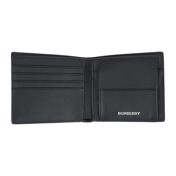 美品 BURBERRY バーバリー ロンドンチェック PVC×本革 二つ折り財布 BURBERRY バーバリー 2つ折り財布 ロンドンチェック＆レザー