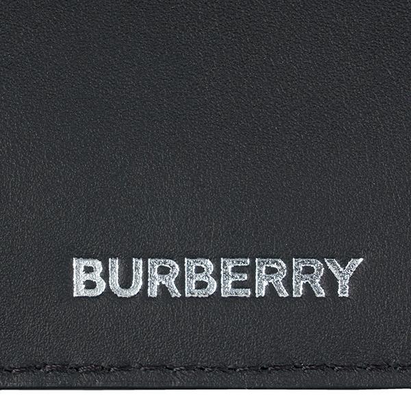 並行輸入 バーバリー  2つ折り財布 ロンドンチェック＆レザー 8014484 A5656 グレー 爆買 | BURBERRY | 08