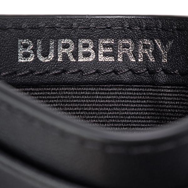 並行輸入 バーバリー カードケース BURBERRY ロンドンチェック＆レザー 8014485 A5656メンズ ダークグレー | BURBERRY | 06