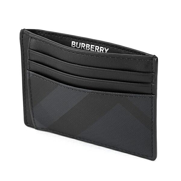 並行輸入 バーバリー  カードケース ロンドンチェック＆レザー 8014489 A5656 ダークグレー 爆買 | BURBERRY | 03