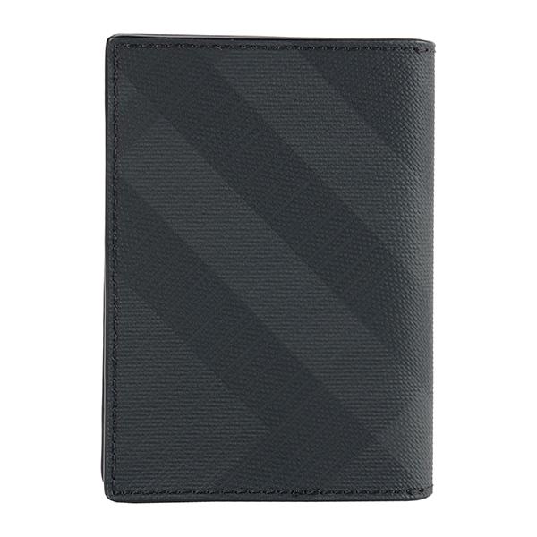 並行輸入 バーバリー  カードケース ロンドンチェック＆レザー 8014514 A5656 グレー 爆買 | BURBERRY | 01