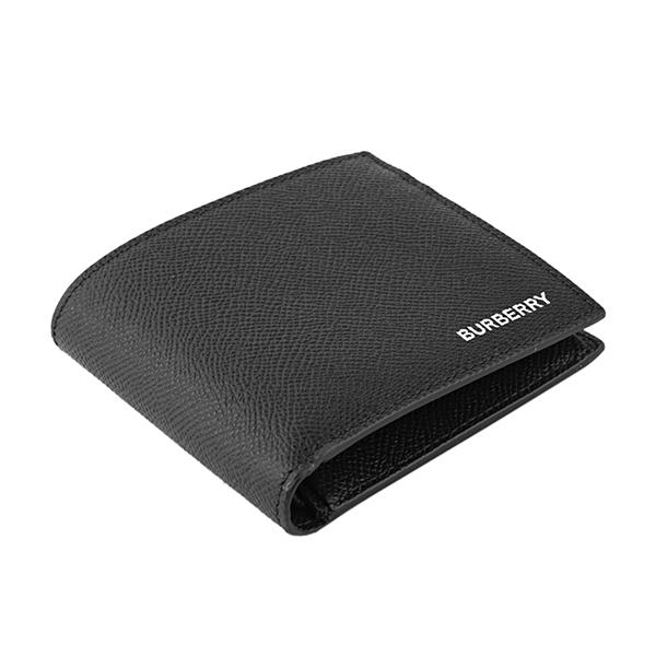 並行輸入 バーバリー 2つ折り財布 BURBERRY グレイニーレザー 8014656 A1189メンズ ブラック 黒 | BURBERRY | 02