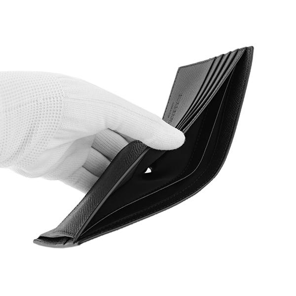 並行輸入 バーバリー 2つ折り財布 BURBERRY グレイニーレザー 8014656 A1189メンズ ブラック 黒 | BURBERRY | 04