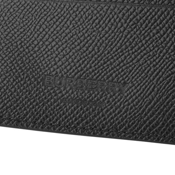 並行輸入 バーバリー 2つ折り財布 BURBERRY グレイニーレザー 8014656 A1189メンズ ブラック 黒 | BURBERRY | 08