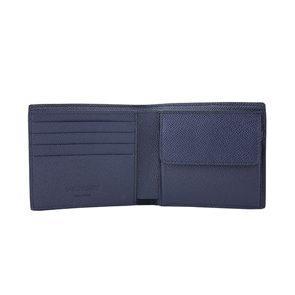 並行輸入 バーバリー  2つ折り財布 グレイニーレザー 8014658 A1250 ネイビー 紺 爆買 | BURBERRY | 03