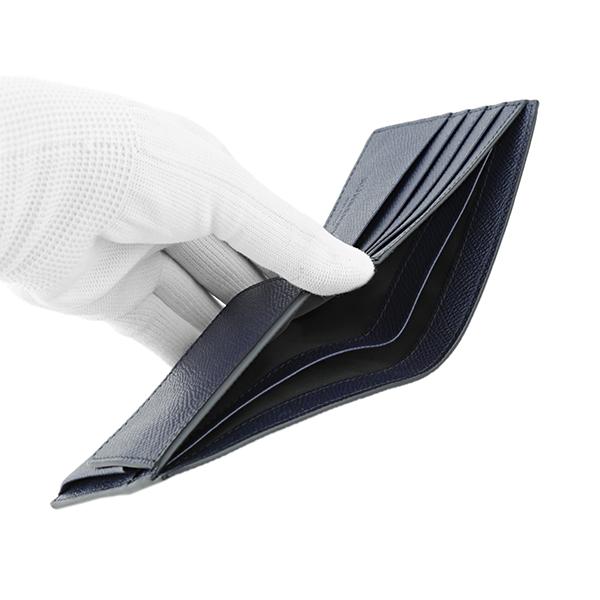 並行輸入 バーバリー  2つ折り財布 グレイニーレザー 8014658 A1250 ネイビー 紺 爆買 | BURBERRY | 04