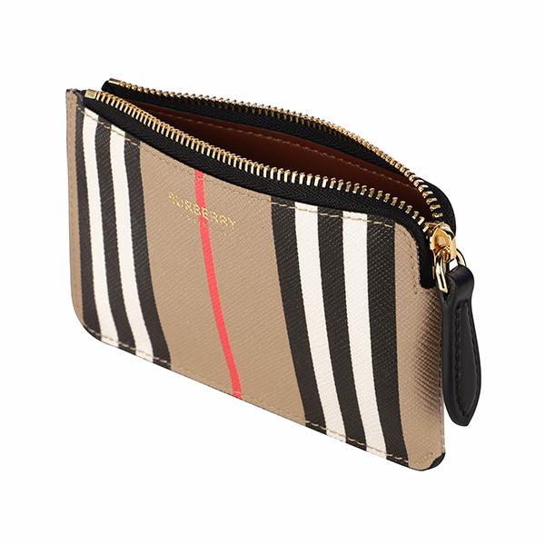 並行輸入 バーバリー カードケース BURBERRY アイコンストライプ 8029616 A7026ユニセックス ベージュ系 | BURBERRY | 03