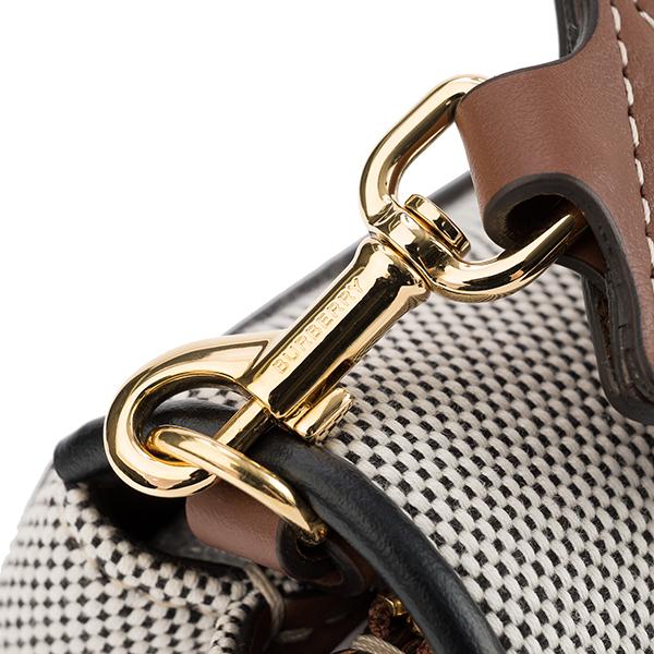 並行輸入 バーバリー ショルダーバッグ BURBERRY スモールフレヤ ホースフェリーロゴ 8039869 A1189ユニセックス ブラック 黒 | BURBERRY | 08