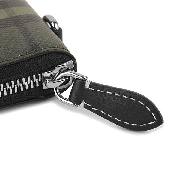 並行輸入 バーバリー  2つ折り財布 チェックプリント レザー 8042491 A1372 グリーン系 緑 爆買 | BURBERRY | 08