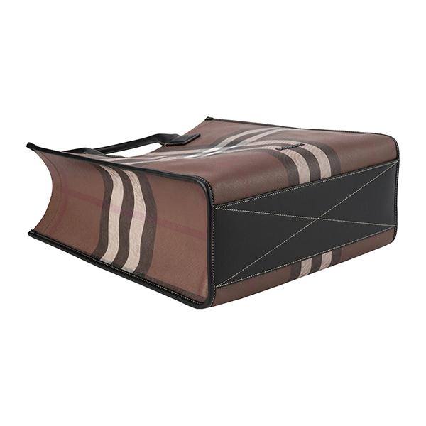 BURBERRY 並行輸入 バーバリー トートバッグ チェック＆レザー 8049117