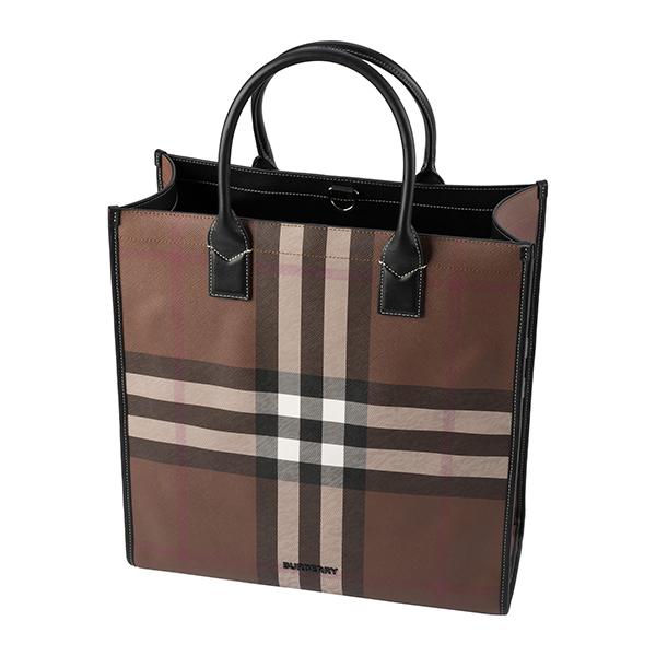 BURBERRY（バーバリー） 並行輸入 トートバッグ チェック＆レザー