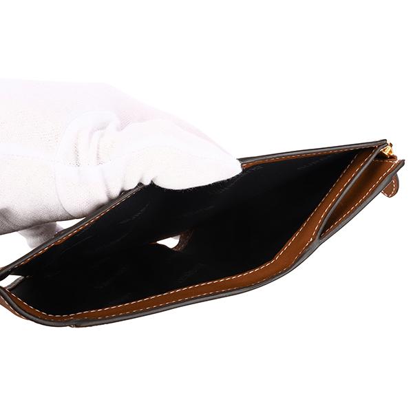 並行輸入 バーバリー 3つ折り財布 BURBERRY ヴィンテージチェック＆レザー 8049258 A1363ユニセックス ブラウン 茶 ベージュ | BURBERRY | 05