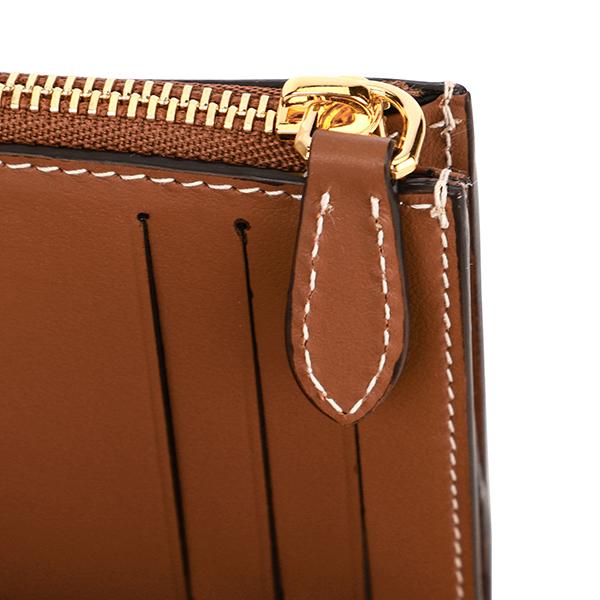 並行輸入 バーバリー 3つ折り財布 BURBERRY ヴィンテージチェック＆レザー 8049258 A1363ユニセックス ブラウン 茶 ベージュ | BURBERRY | 06