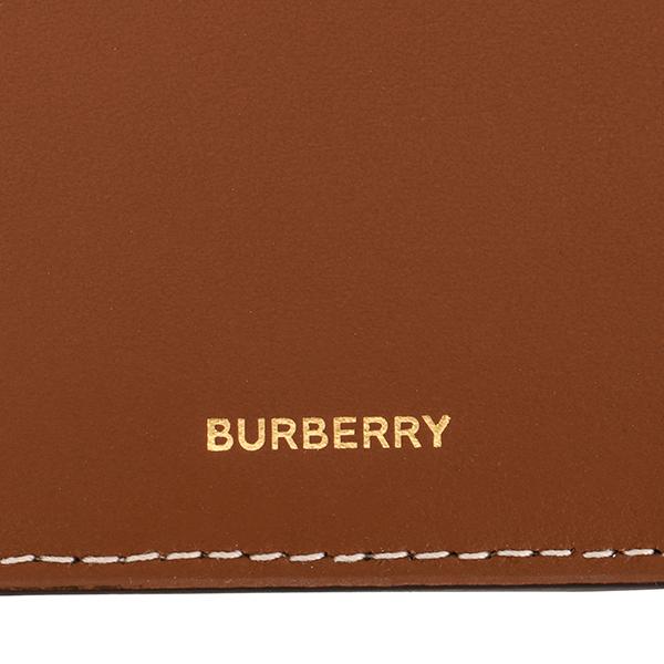 並行輸入 バーバリー 3つ折り財布 BURBERRY ヴィンテージチェック＆レザー 8049258 A1363ユニセックス ブラウン 茶 ベージュ | BURBERRY | 08
