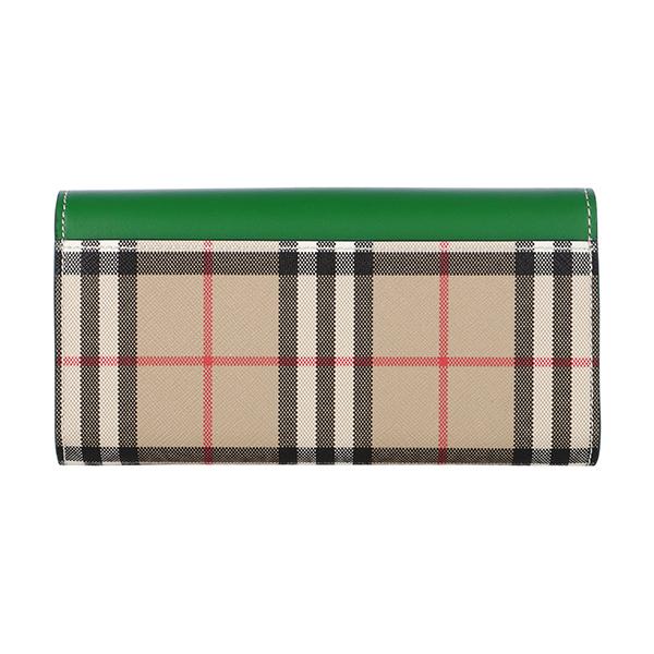 BURBERRY バーバリー 長財布 ヴィンテージチェック&レザー BURBERRY バーバリー 長財布 ヴィンテージチェック&レザー