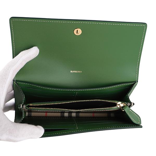 BURBERRY バーバリー　メガチェック　コンチネンタルウォレット　長財布　緑 BURBERRY - 新品 バーバリー BURBERRY 長財布 コンチネンタル