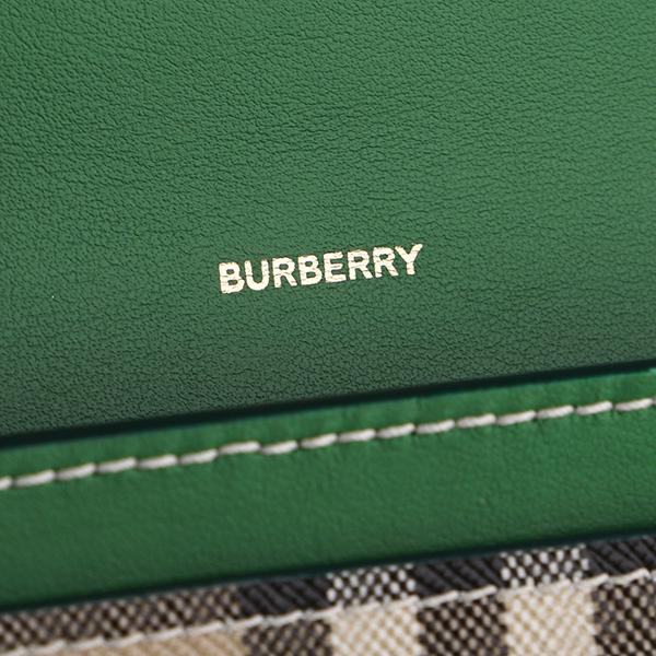 Burberry 財布　チェック　緑 楽天市場】【財布】BURBERRY バーバリー 二つ折り財布 チェック