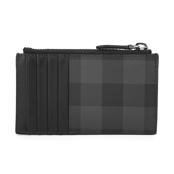 並行輸入 バーバリー カードケース BURBERRY サンドンチェック 8062864 A1208ユニセックス チャコールグレー | BURBERRY | 01