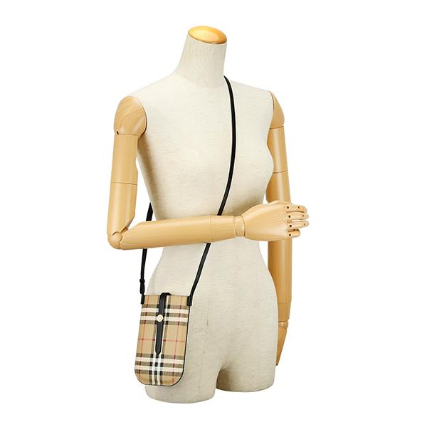 並行輸入 バーバリー ショルダーバッグ BURBERRY アン 8058007 A1189ユニセックス ベージュ ブラック | BURBERRY | 05