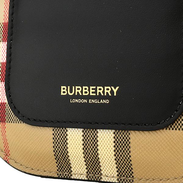 並行輸入 バーバリー ショルダーバッグ BURBERRY アン 8058007 A1189ユニセックス ベージュ ブラック | BURBERRY | 07