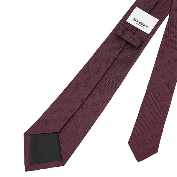 並行輸入 バーバリー ネクタイ TONAL CHECK TIE 8001802 A1346 ワインレッド系 爆買 | BURBERRY | 03