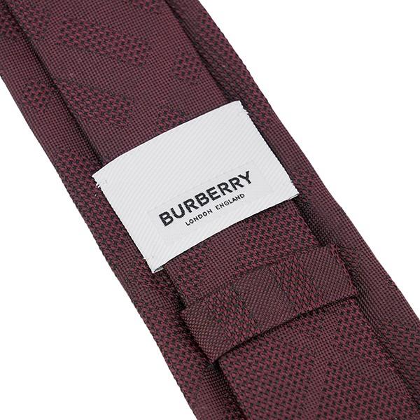 並行輸入 バーバリー ネクタイ TONAL CHECK TIE 8001802 A1346 ワインレッド系 爆買 | BURBERRY | 04