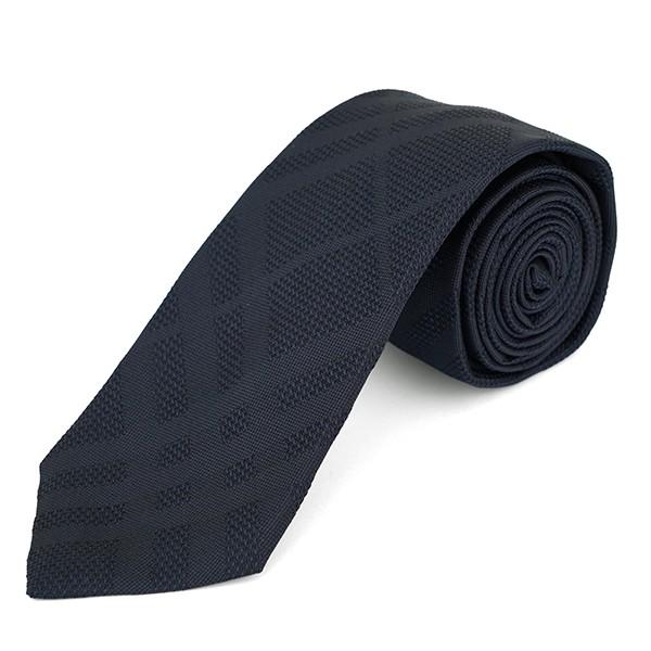 並行輸入 バーバリー ネクタイ TONAL CHECK TIE 8001804 A1222 ネイビー 爆買 | BURBERRY