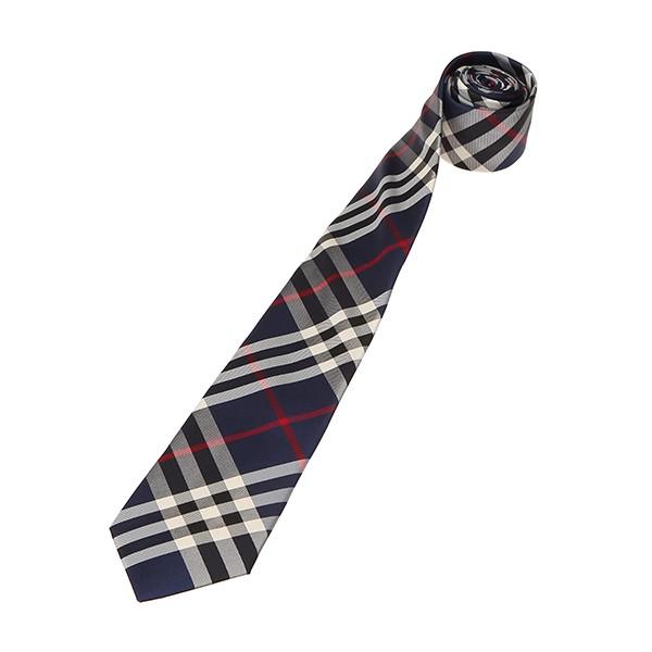バーバリネクタイ　4本　おまとめ　メンズネクタイ　ネイビー　赤 BURBERRY 並行輸入 バーバリー ネクタイ モダンカット 8002113