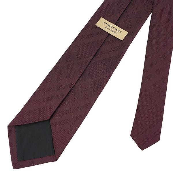 並行輸入 バーバリー ネクタイ SILK JACQUARD TIE 8002983 A1346 ワインレッド系 爆買 | BURBERRY | 03