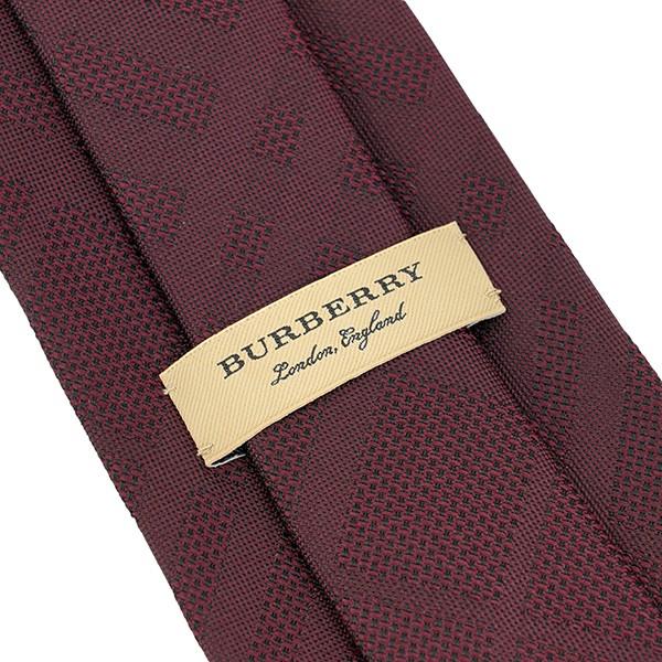 並行輸入 バーバリー ネクタイ SILK JACQUARD TIE 8002983 A1346 ワインレッド系 爆買 | BURBERRY | 04