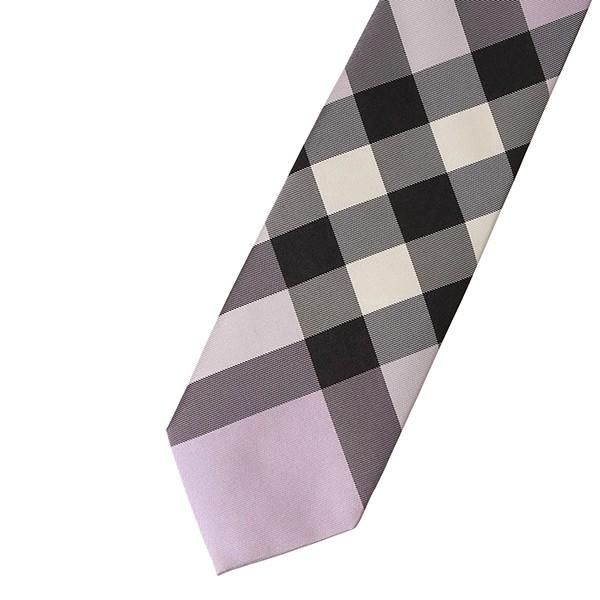 並行輸入 バーバリー ネクタイ チェック シルクタイ 8005024 A1624 ライラック 紫系 爆買 | BURBERRY | 01