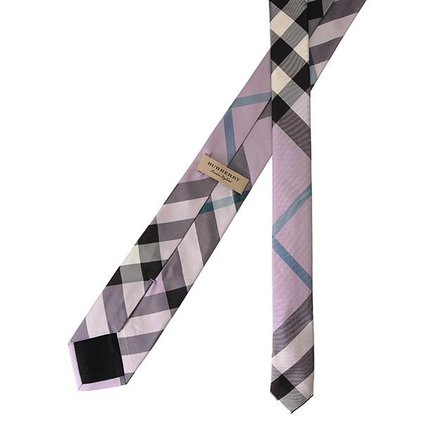 並行輸入 バーバリー ネクタイ チェック シルクタイ 8005024 A1624 ライラック 紫系 爆買 | BURBERRY | 03