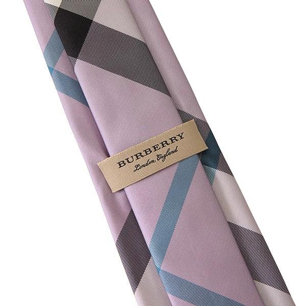 並行輸入 バーバリー ネクタイ チェック シルクタイ 8005024 A1624 ライラック 紫系 爆買 | BURBERRY | 04