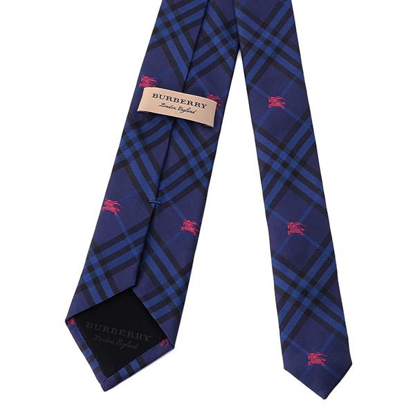 並行輸入 バーバリー ネクタイ エクエストリアンナイト チェック 8005076 A3467 ネイビー系 爆買 | BURBERRY | 03