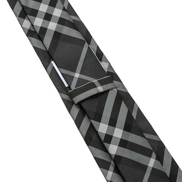 BURBERRY BLACK LABEL ネクタイ グレー系 花柄 ミニドット BURBERRY BLACK LABEL ネクタイ グレー系 花柄 ミニドット BURBERRY