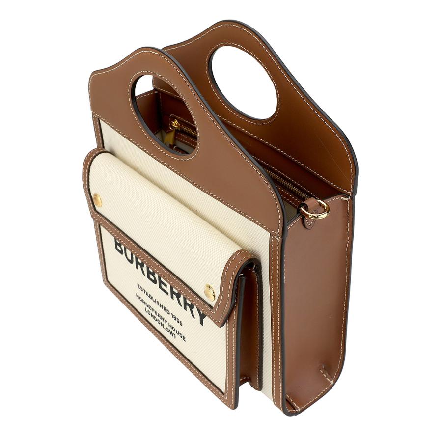 並行輸入 バーバリー ショルダーバッグ BURBERRY ロゴプリント 8039361 A1395レディース オフホワイト 白 | BURBERRY | 03