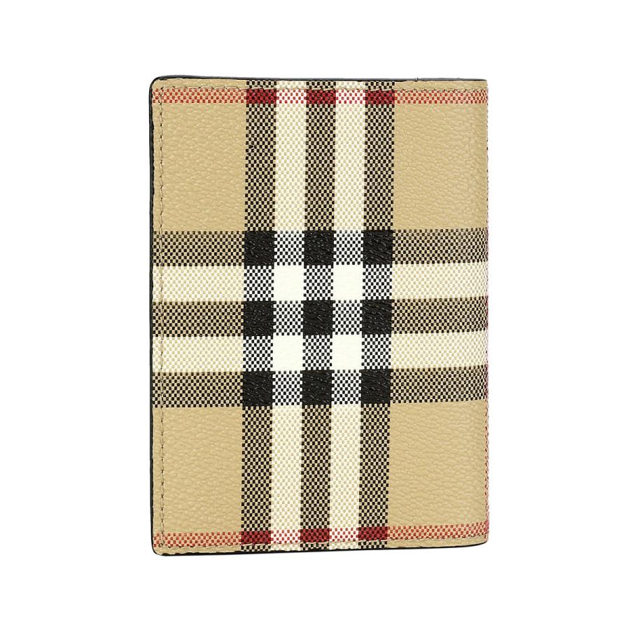 並行輸入 バーバリー カードケース BURBERRY ヴィンテージチェック 8069823 A7026メンズ ベージュ系 ブラック 黒 | BURBERRY