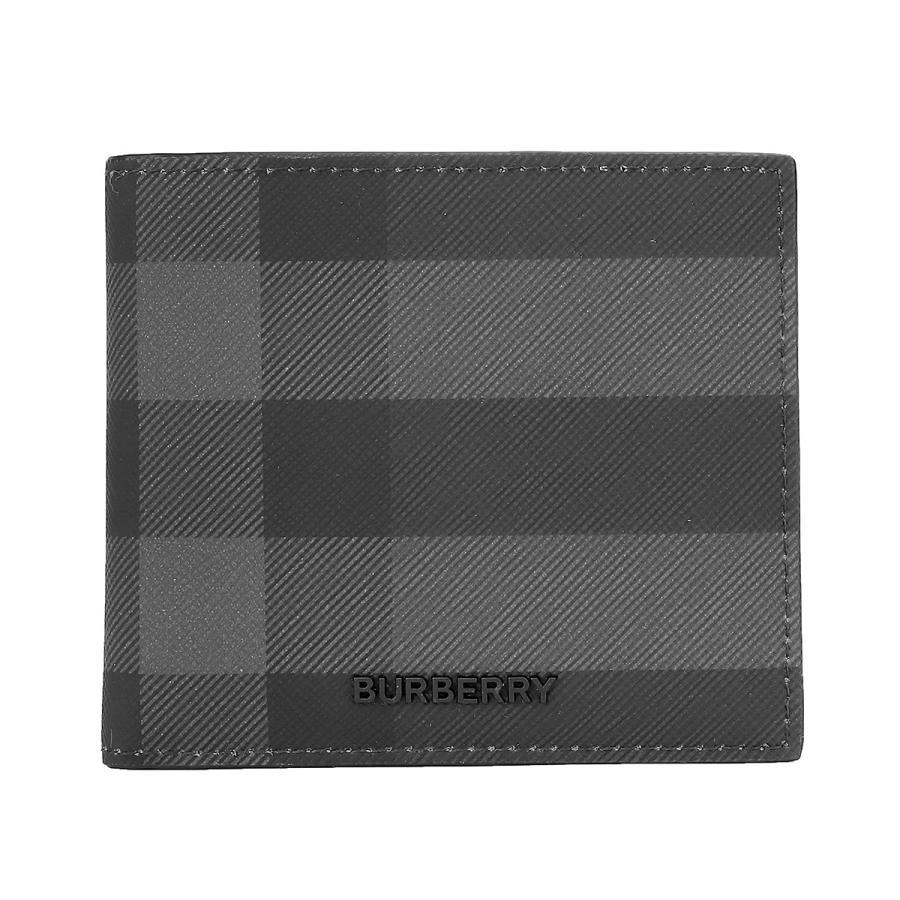 BURBERRY 並行輸入 バーバリー 2つ折り財布 チャコールチェック