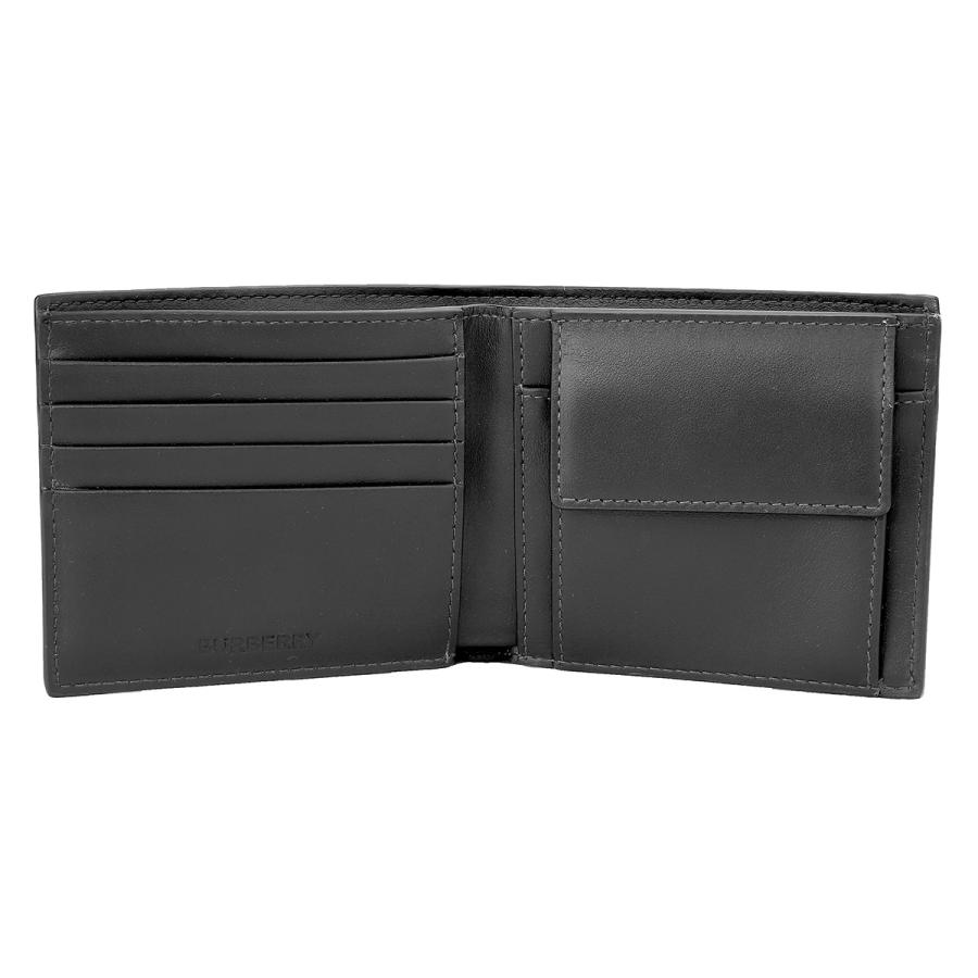 BURBERRY 並行輸入 バーバリー 2つ折り財布 チャコールチェック