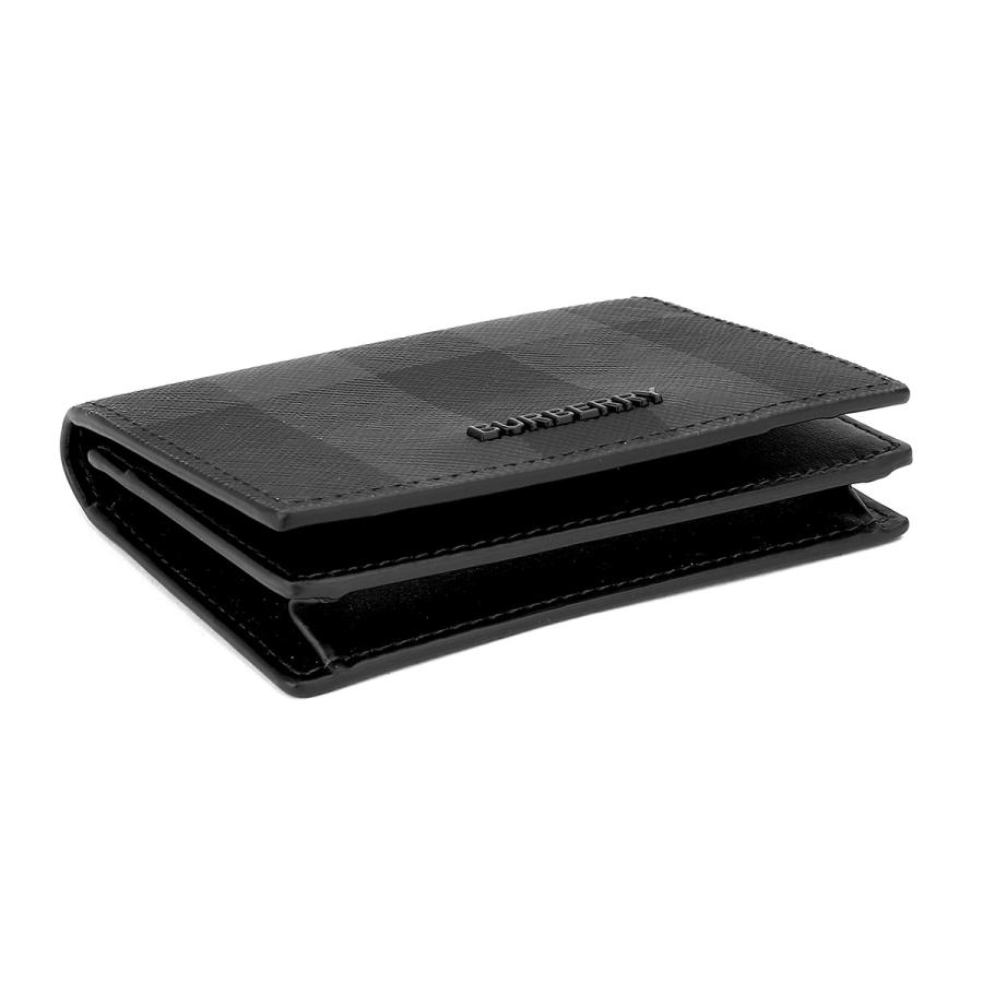 並行輸入 バーバリー カードケース BURBERRY ロンドンチェック 8070204 A1208メンズ ダークグレー ブラック 黒 | BURBERRY | 02