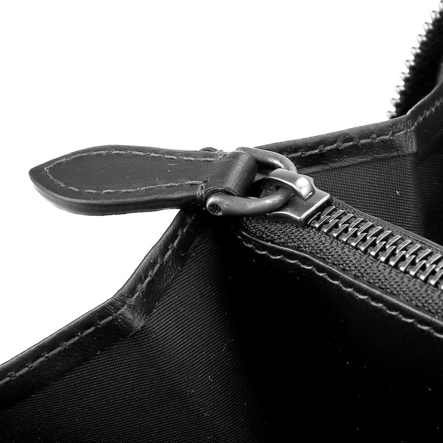 並行輸入 バーバリー 長財布(ラウンドファスナー) BURBERRY チャコールチェック＆レザー 8070201 A1208メンズ ブラック 黒 ダークグレー | BURBERRY | 05