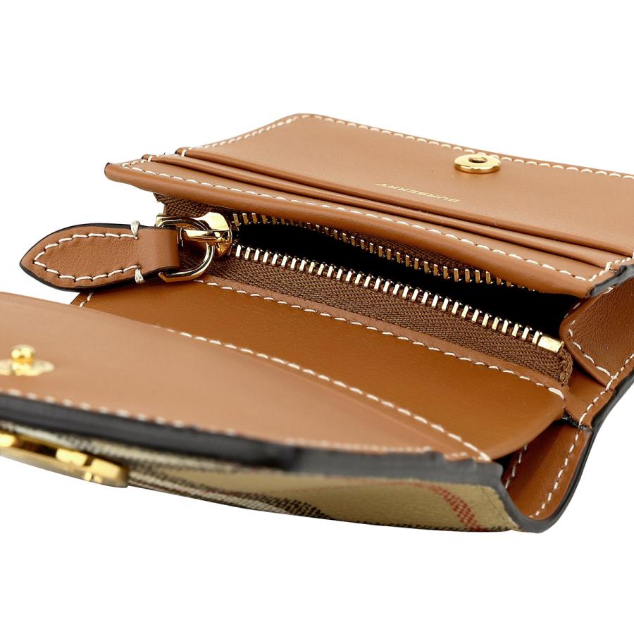 BURBERRY（バーバリー） 並行輸入 2つ折り財布 チェック＆レザー