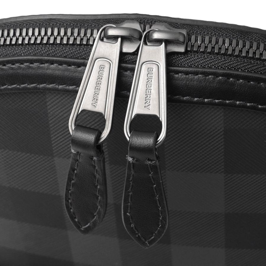 BURBERRY バーバリー ウエストバッグ ボディバッグ チャコールチェック 